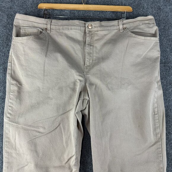 Gloria Vanderbilt Jeans Womens 22W Amanda Tan Cotton Stretch Pockets - Picture 3 of 10